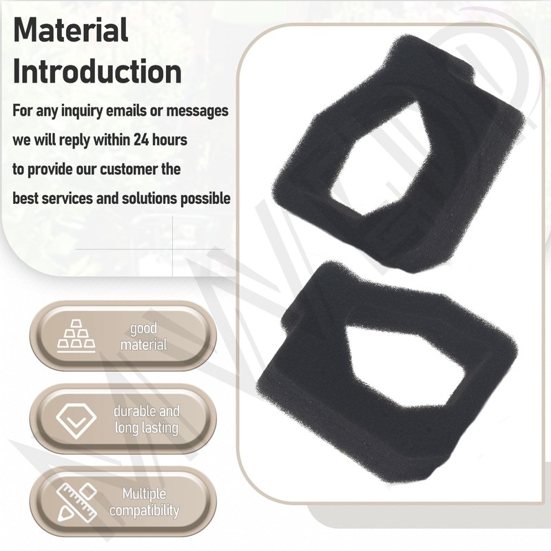 10 Pack 17211-Z0H-800 Air Filter Compatible with Honda GX25 FG110