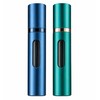 2-Pack Refillable Perfume Atomizer Bottles for Travel – 5ml/10ml Bottom-Fill