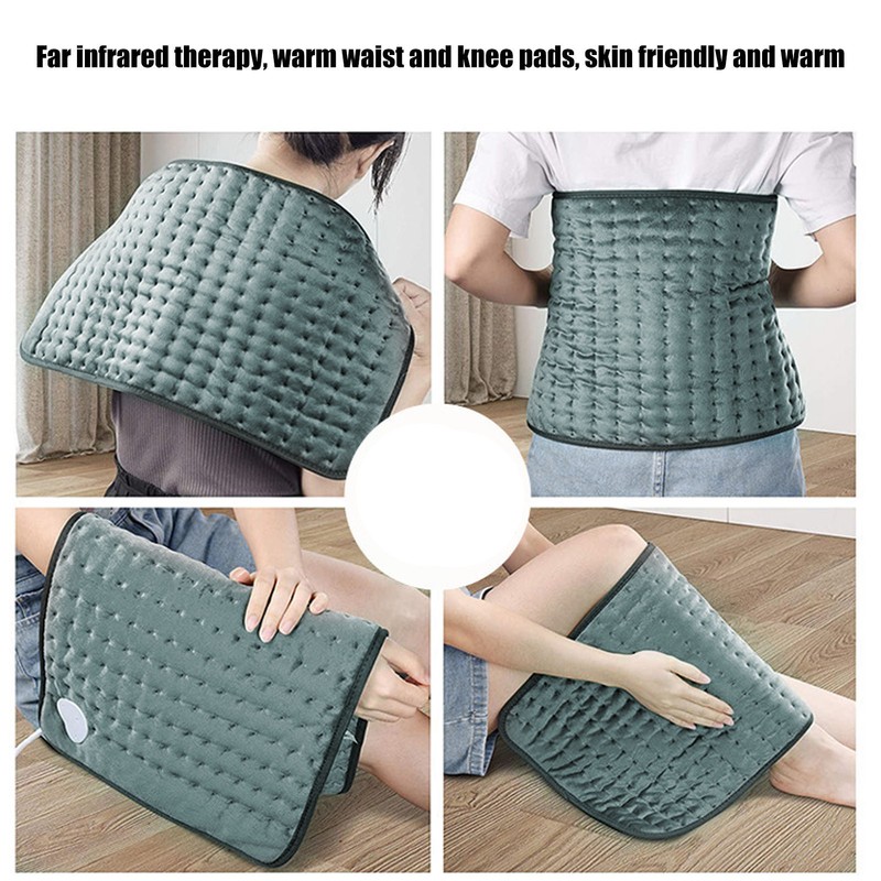 Back Electric Heating Pad 6 Levels Rapid Heating 60x30cm Soft