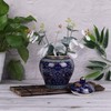 Exquisite Enamel Ginger Jar-Handcrafted Yuan Dynasty General-Inspired Design, Traditional Chinese