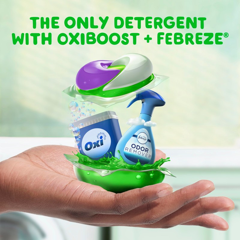 Gain Super Sized flings! Laundry Detergent Soap Pacs, Relax, 3-in-1