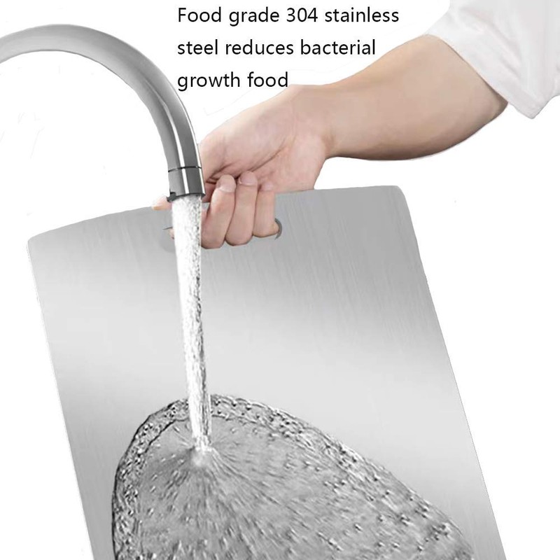 Chopping Board 11.4"L x 7.9" W Stainless Steel 304 Cutting
