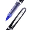 EYEYE Rollerball Pens, 6 Pack Liquid Ink Pens（2 Black+2 Blue