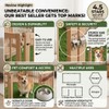 Foldable No-Drill Dog Playpen & Portable Indoor/Outdoor Pet Exercise Fence