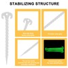 QIANCSJ Pack of 10 Tent Pegs, Tent Pegs, Camping Screws,