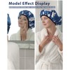 YIZIJIZI Terry Lined Shower Cap,Triple Layer Large Cap for Women,Shower