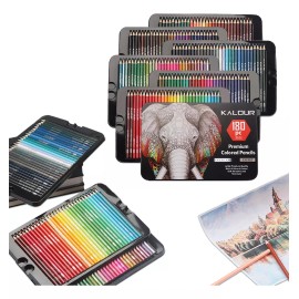 Nasjac Set De Arte Profesional Lápices De Colores Dibujo Kit 180pcs