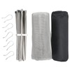 Outdoor Fire Pit, Portable 22 Inch Upgrade Foldable Stainless Steel