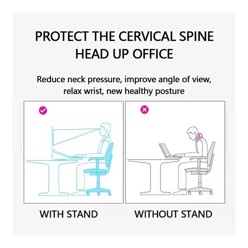 Foldable & Portable Laptop Stand for Desk, Light Weight Alloy