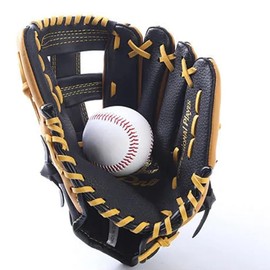 JAVERGGN Professional Baseball Gloves Youth Adult Leather Baseball Gloves Softball Training Catcher Gloves 11.5 Inches