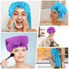 Abeillo 2 gorros de ducha extralargos para mujer, gorros de