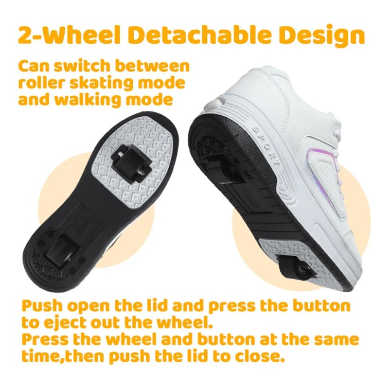 Zapatillas De Patinaje Para Niños, Chicos Y Chicas Con Ruedas,