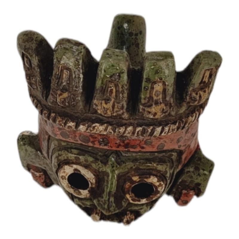Tlaloc Aztec Screaming Whistle, Tlaloc Aztec God Of Water Decor