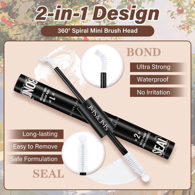 JMS&JMS Venus Lash Clusters Kit Natural Velour Lash Clusters Invisible
