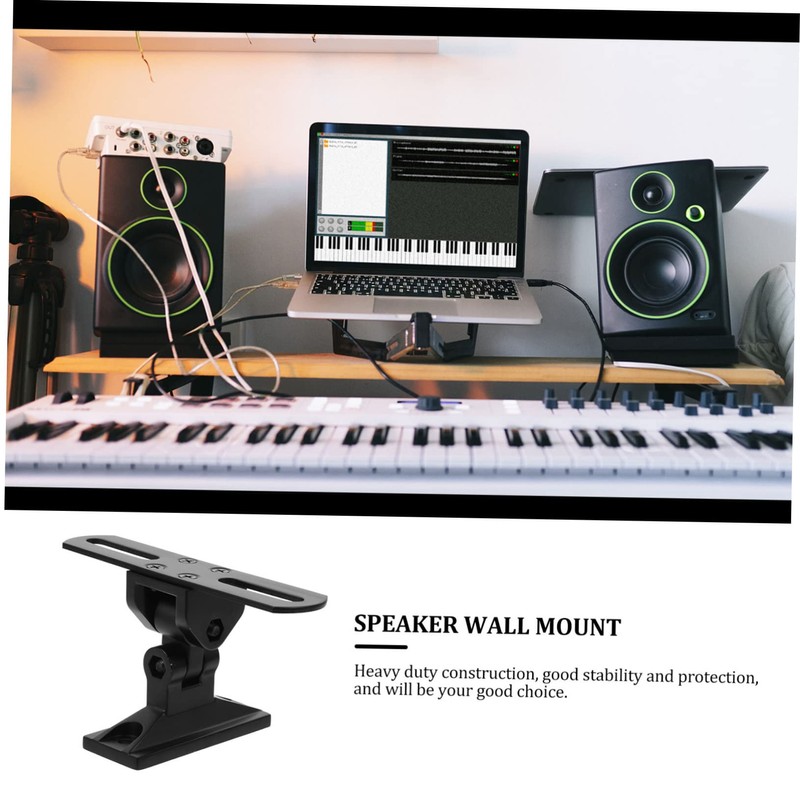 Mobestech Speaker Mounting Bracket Wall Mount Rotating Stand Zinc Alloy