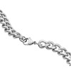 Silvadore 9mm Mens CHUNKY CUBAN Link Curb Chain Silver Necklace
