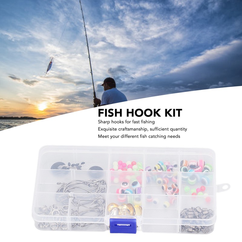 Fishing Terminal Tackle Kit Sharp Tip Stainless Steel Rust Proof