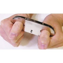 Qantas Fingerlock Double Lock Thumb Cuff Silver [4804]