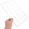 FUNNETOYU Organizzatore congelatore con griglia ventilata divisore filo metallico regolabile