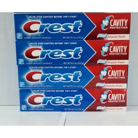 CREST Cavity Protection Regular Toothpaste, 4 Pk, 8.2 oz - FREE SHIPPING!