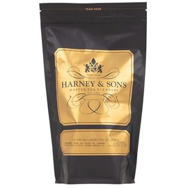 Harney & Son Victorian London Fog, Bag of 50 Sachets, Black and Oolong Tea with Bergamot, Vanilla Flavor and Lavender