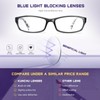 kunchu Reading Glasses for Women Men- Blue Light Blocking Spring