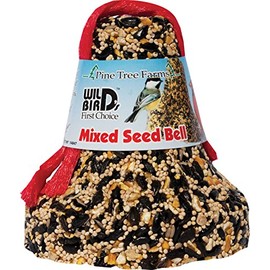 Pine Tree Farms 1320 Mixed Seed Bell with Net, 16-Ounce