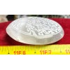 selenite palm stone With Tree Of Life