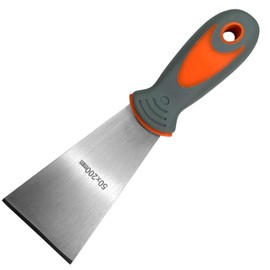 WEDO Putty Knife Scraper,1" Stainless Steel Scraper,25mm Dry Wall Taping Knife with Ergonomical Handle,Scraper Tool for Plaster Scraping Drywall Finishing,Length 200mm(8"),Corrosion Resistant