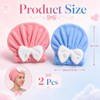 Gorro de microfibra para el cabello, suave y absorbente, de