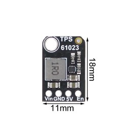 TPS61023 Step Up Module,DC 2V-5V Input to DC 5V Output Voltage Stabilizer Module with XH2.54-4P Male Pin