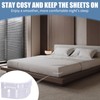 saerryor 8 Pcs Bed Sheet Holder, Sheet Corner Holders with