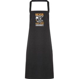 Hippowarehouse Never underestimate a man who loves cricket Apron kitchen cooking painting DIY onesize adult