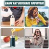 saerryor 2 Pack 150ML Small Thermal Flask for Hot and