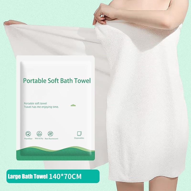 Jidyllic Disposable Bath Towels 2 Pcs