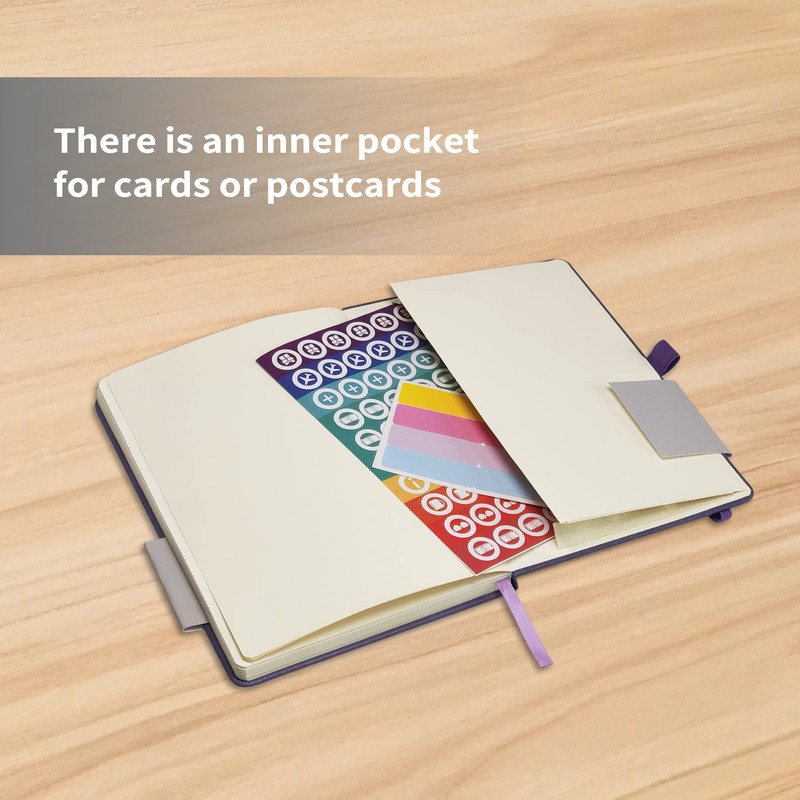 Mlife 2 Pack A5 Journal Notebook, 192 Pages, Hardcover with