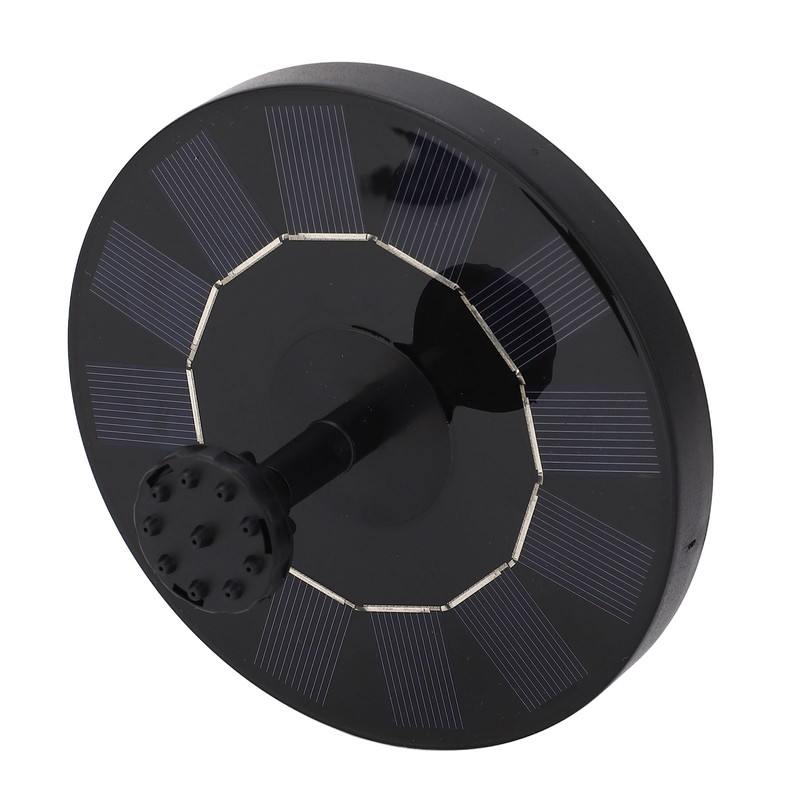Solar Water Pump 1W 130mm Solar Panel Fountain Pump 30‑50cm
