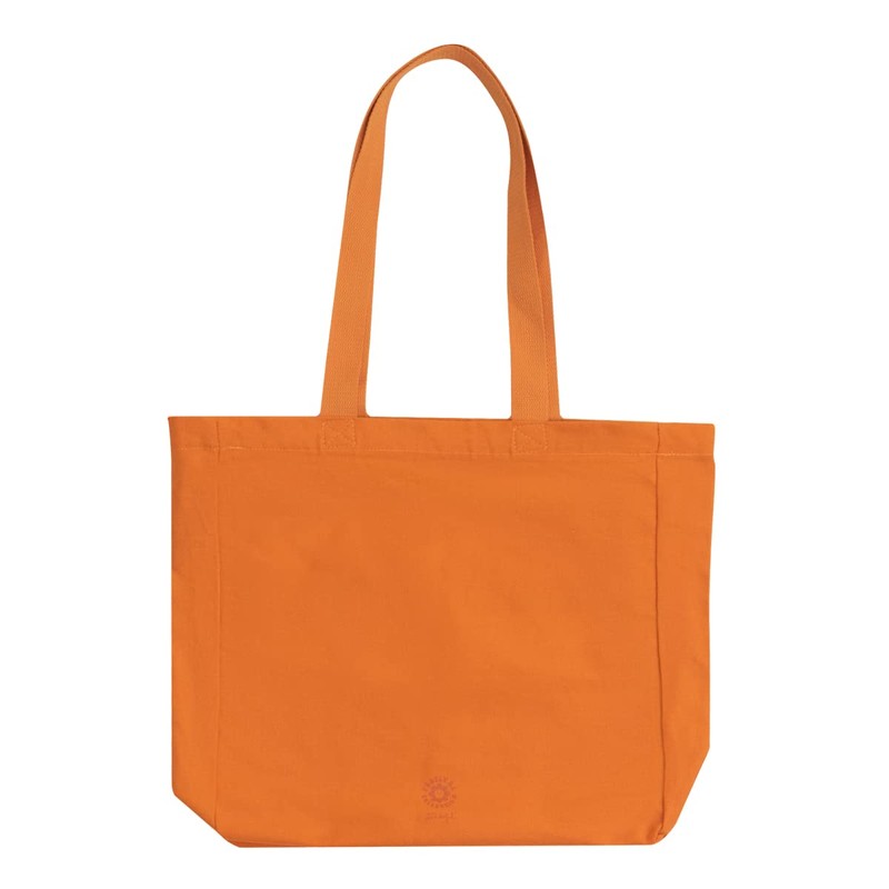 Mr. Wonderful Stoffbeutel – Gehen Sie mit Ihrem Fluss, Orange,