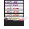 Godery Daily Schedule Pocket Chart, 13+1 Scheduling Pocket Chart with18