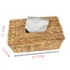 Comeon Square Tissue Box Cover Handwoven Napkin Holder Tissue Box
