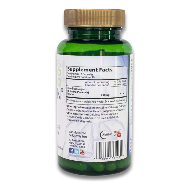 Cpsulas De Suplemento De Clulas Madre Naturales, 60 Cap Sin