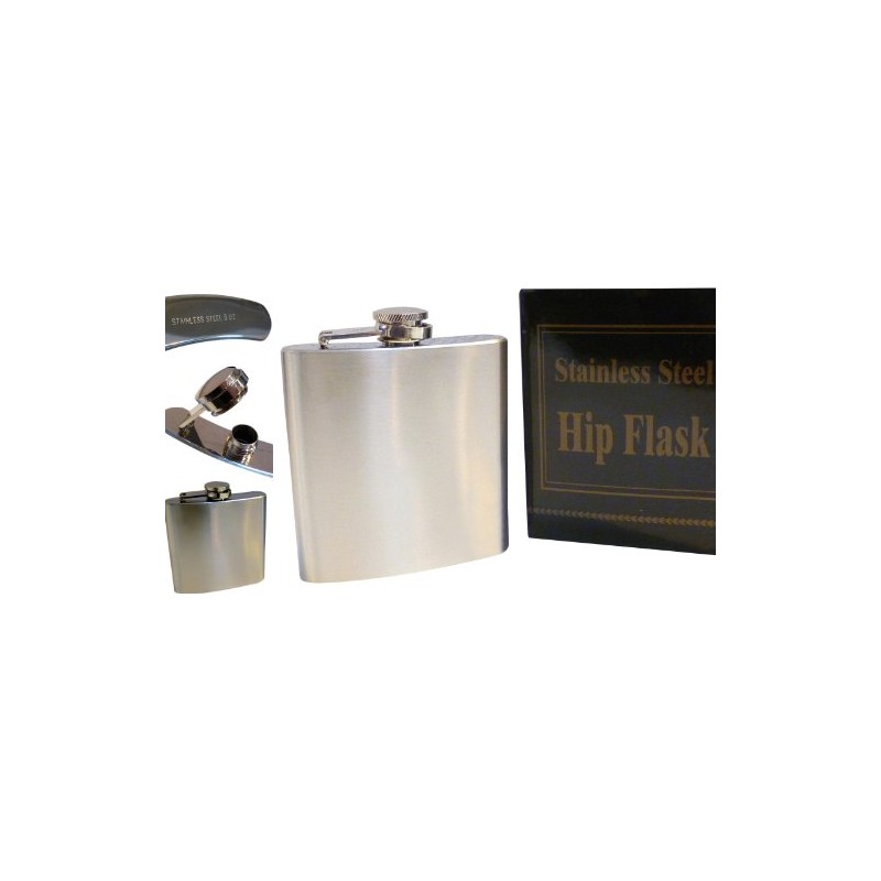 6oz Stainless Steel Hip Flask
