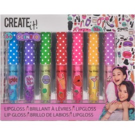 Create it! Beauty Lip Gloss Geur & Glitter, Pack of 7