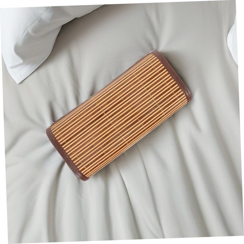 Ciieeo 2pcs Summer Pillow Hollow Bamboo Pillow Sauna Headrest Cooling