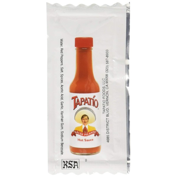 Tapatio Hot Sauce - Travel Packets, 0.25 Ounce (Pack of 75)