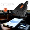 100w Car Power Inverter，ac pd 3.0， Fast Charging (Black)