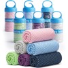 Cooling Towels for Neck and Face, 6 Pack 40"x12" Ice