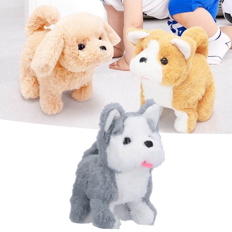 Electronic Interactive Pet Dog Soft Plush Puppy Dog Simulation Walking
