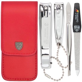 3 Swords Germany - manicure pedicure nail clipper file tweezers set - brand quality (102)