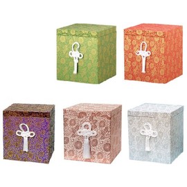 Upper Gold Filled Box, Gold / 5 Size Cremation Box, Urn Cover, Direct Funeral, Family Funeral, Divine, Hand Memorial Service, Pet Allowed